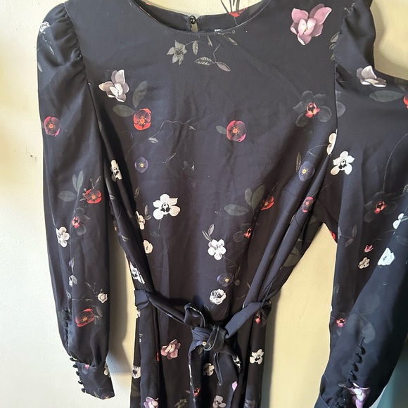 Black Floral H&M Dress - Picture 4 of 9